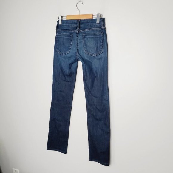 Fidelity Jeans Rev Straight Leg Mid Rise Bowery Dark Blue 24 - Picture 5 of 12